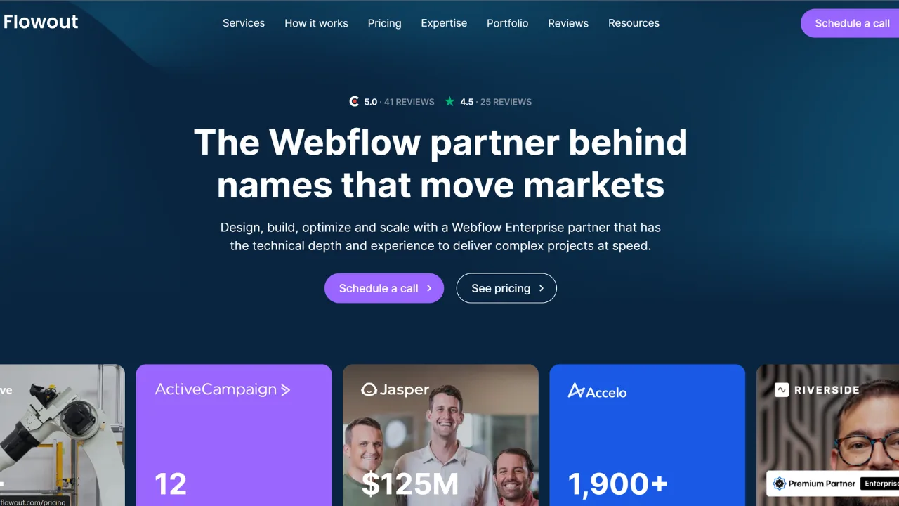Top 9 Webflow Development Agencies for Bold Design in 2026 (image 5)